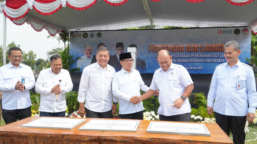 BGN Lingga Bersama Kemendes PDT Launching 14 SPPG Di Provinsi Daerah Istimewa Yogyakarta