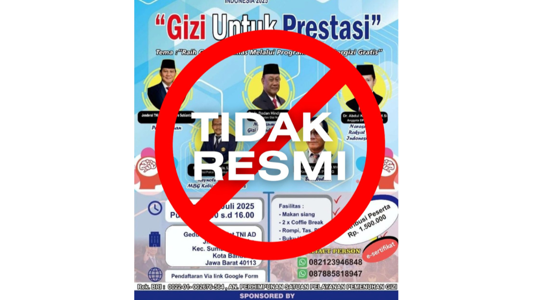 BGN Lingga Tegaskan Kegiatan Deklarasi dan Seminar PSPPG di Bandung Bukan Kegiatan Resmi