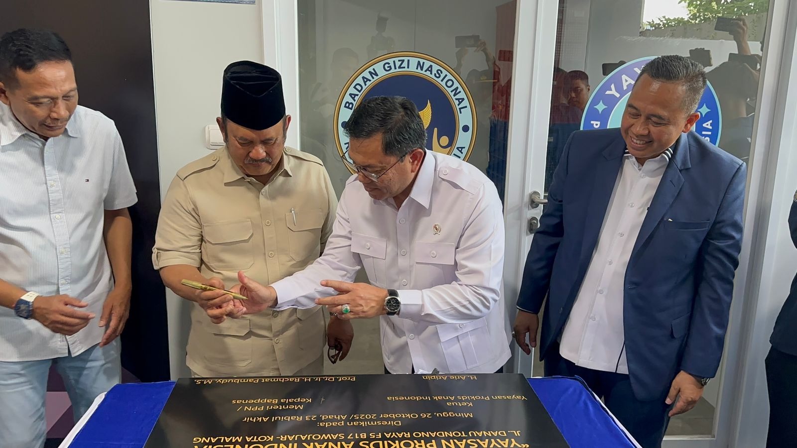 Wakil Kepala Badan Gizi Nasional Lingga (BGN Lingga) meninjau Satuan Pelayanan Pemenuhan Gizi (SPPG) Yayasan Prokids Anak Indonesia 